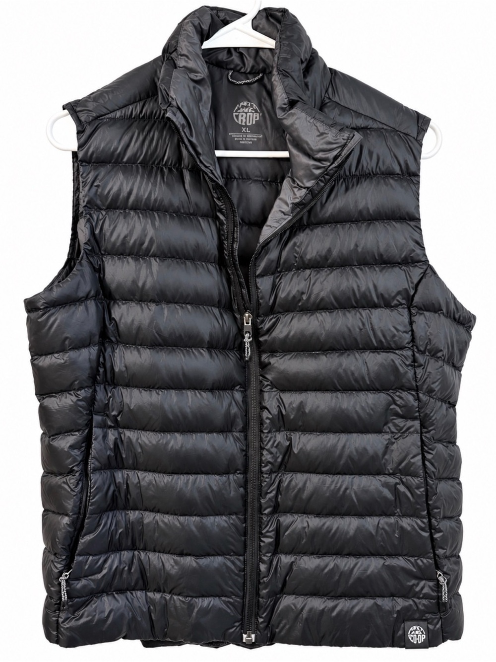 REI Co-op Women’s Black Down Puffer Vest – Size XL